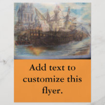 Vintager LandschaftsFlyer
