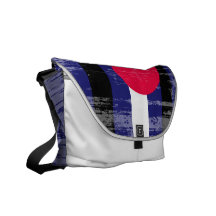 Vintager lederner Stolz Kurier Tasche