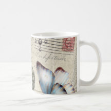 Vintager Liebebuchstabe Vintage Paris-Dame Fashion Kaffeetassen