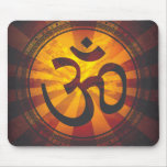 Vintager OM-Symbol-Druck Mauspads
