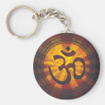 Vintager OM-Symbol-Druck Schlüsselbänder