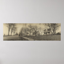 Vintager panoramischer w-Lakeshore Dr. - Kelleys I Posterdrucke