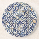 Vintager Portugiese Azulejo Getränkeuntersetzer