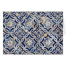 Vintager Portugiese Azulejo Karte