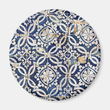 Vintager Portugiese Azulejo Magnete
