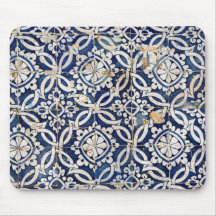 Vintager Portugiese Azulejo Mousepads