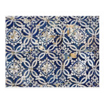 Vintager Portugiese Azulejo Postkarten