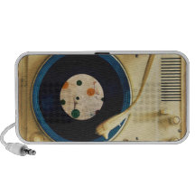 Vintager Rekordspieler Notebook Lautsprecher
