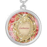 Vintager Rosenperlen-Scheinname Amuletten