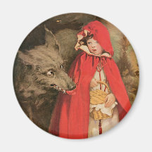 Vintager Rotkäppchen Jessie Wilcox Smith Magnete