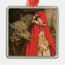 Vintager Rotkäppchen Jessie Wilcox Smith Ornamente