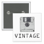 Vintager schlaffer Knopf Anstecknadelbuttons