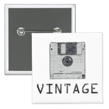 Vintager schlaffer Knopf Anstecknadelbuttons
