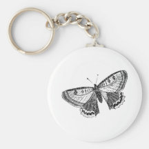 Vintager Schmetterling Schlüsselbänder