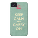 Vintager Shabby Chic-Case-Mate Identifikations-Fal iPhone 4 Hüllen