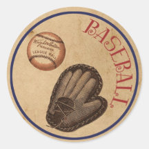 Vintager Sport-Baseball-Aufkleber