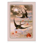 Vintager Valentine Grußkarten