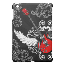 Vintager Winged Gitarren-Rock'n'Roll iPad Minifall