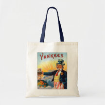 Vintager Yankee-Zigarren-Aufkleber, patriotischer  Tragetasche