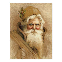 Vintages altes St.-Nick-Weihnachten Postkarte