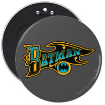 Vintages Batman-Logo Anstecknadelbutton