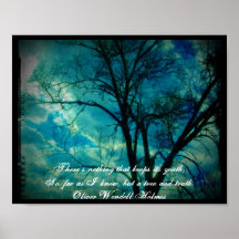 Vintages Baum-Plakat
