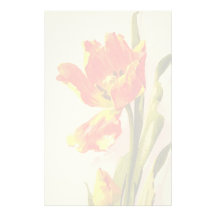Vintages Blumenbriefpapier Personalisierte Büropapiere