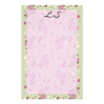 Vintages Blumenpapier des hübschen personalisierte Druckpapiere