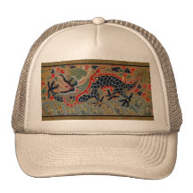 Vintages chinesisches Drache-Symbol der Stärke Baseballcaps