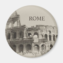 Vintages Colosseum - Rom der Gladiatoren Kühlschrankmagnet