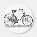Vintages Damen-Fahrrad Kühlschrankmagnete