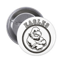 Vintages Eagles-Maskottchen buttons
