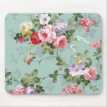 Vintages elegantes rosarotes Rosen-Muster Mousepads