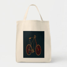 Vintages Fahrrad-alte Schulblaues Rot-Fahrrad Taschen