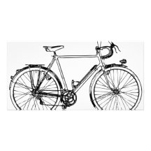 Vintages Fahrrad Bilder Karten