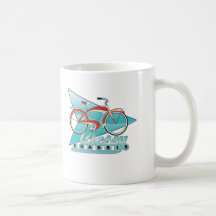 Vintages Fahrrad Kaffeetasse