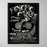 Vintages Fahrrad-Plakat: Psychische Zyklen