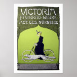 Vintages Fahrrad Victorias Fahrrad-Werke Posterdruck