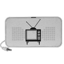 Vintages Fernsehen Laptop Speaker
