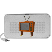 Vintages Fernsehen Mp3 Lautsprecher
