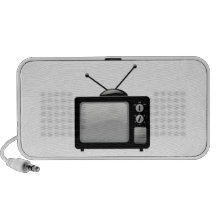 Vintages Fernsehen Mp3 Lautsprecher