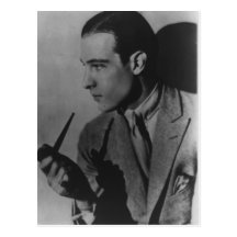 Vintages Foto Rudolphs Valentino Postkarte