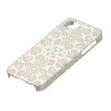 Vintages französisches Blumenkunst nouveau Muster iPhone 5 Schutzhüllen
