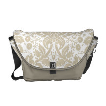 Vintages französisches Blumenkunst nouveau Muster  Kuriertasche