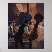 Vintages Geschäft, Filmvorführer in einem Film-The Plakate