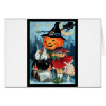 Vintages Halloween Grußkarte