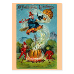 Vintages Halloween Postkarte