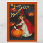Vintages Halloween Vollfarbige Flyer