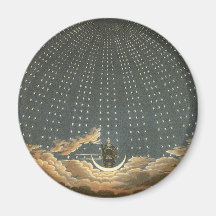 Vintages himmlisches, Astronomie, Königin der Nach Magnete
