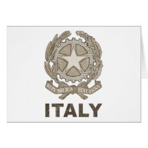 Vintages Italien Karte